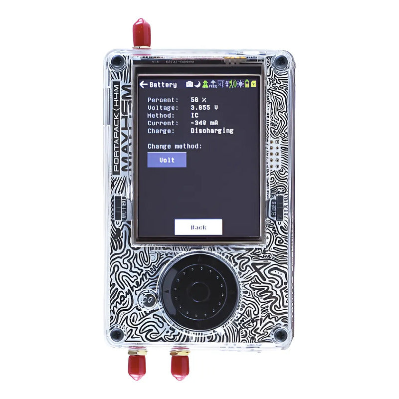 Rádio SDR HackRF One R10 com PortaPack H4M e Antenas – 1 MHz a 6 GHz
