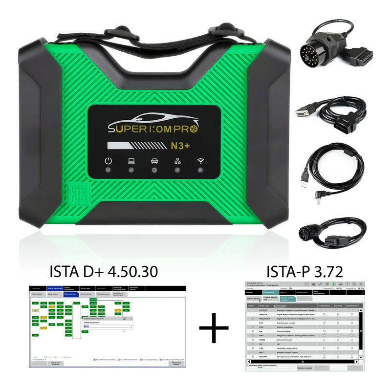 Interface de Diagnóstico Super ICOM Pro N3+ – J2534, DoIP e Wi-Fi