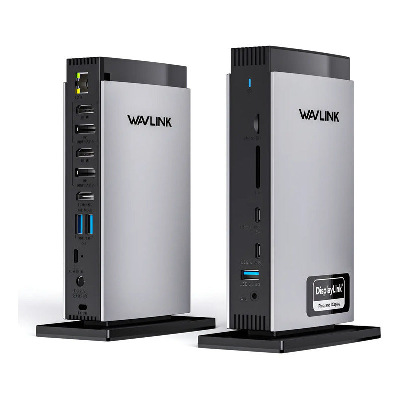 Dock Station Wavlink WL-UG63PD13Pro 15 em 1 DisplayLink e PD 100 W