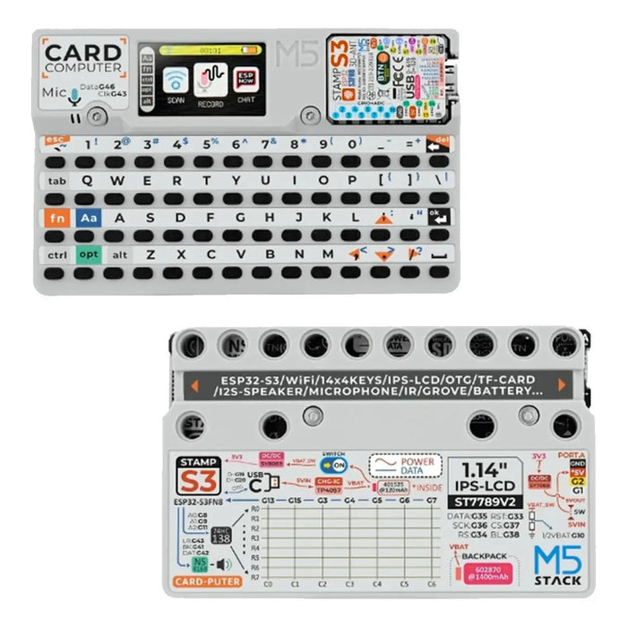 M5Stack Cardputer K132 com StampS3 ESP32-S3 e Teclado