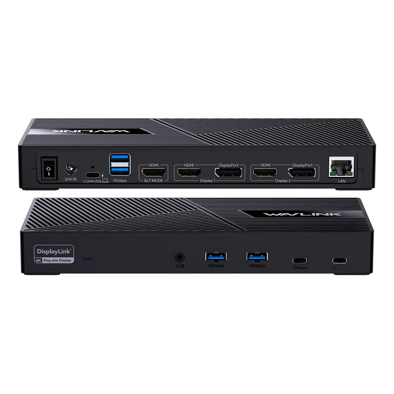 Dock Station Wavlink WL-UG63PD25 15 em 1 DisplayLink e PD 100 W