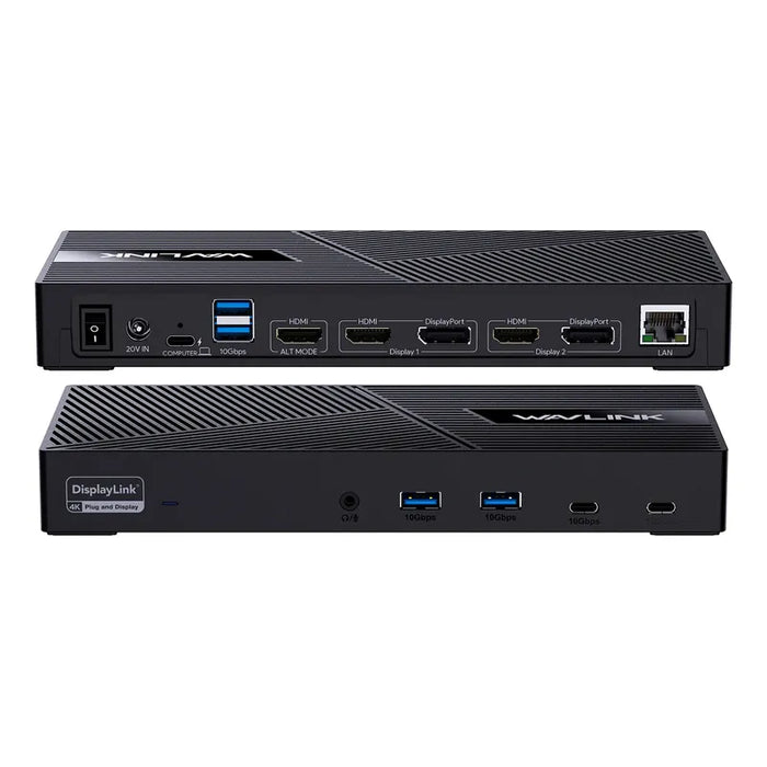 Dock Station Wavlink WL-UG63PD25 15 em 1 DisplayLink e PD 100 W