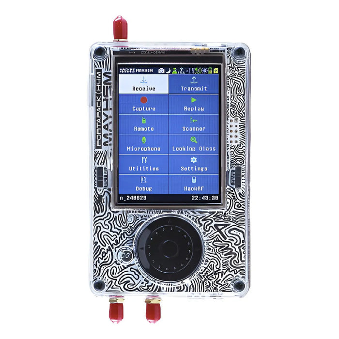 Rádio SDR HackRF One R10 com PortaPack H4M e Antenas – 1 MHz a 6 GHz