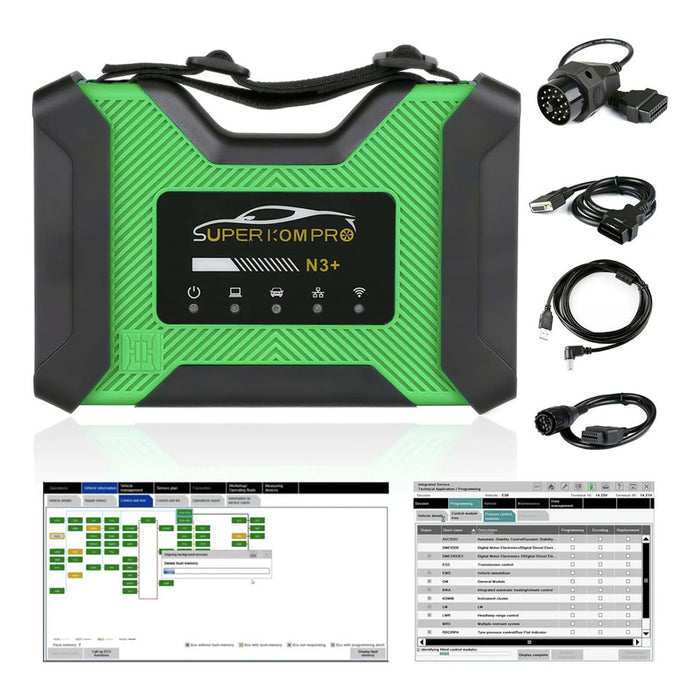 Interface de Diagnóstico Super ICOM Pro N3+ – J2534, DoIP e Wi-Fi