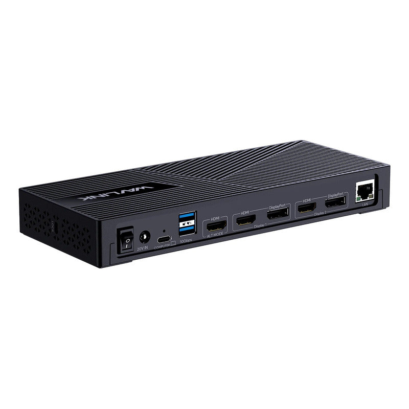 Dock Station Wavlink WL-UG63PD25 15 em 1 DisplayLink e PD 100 W